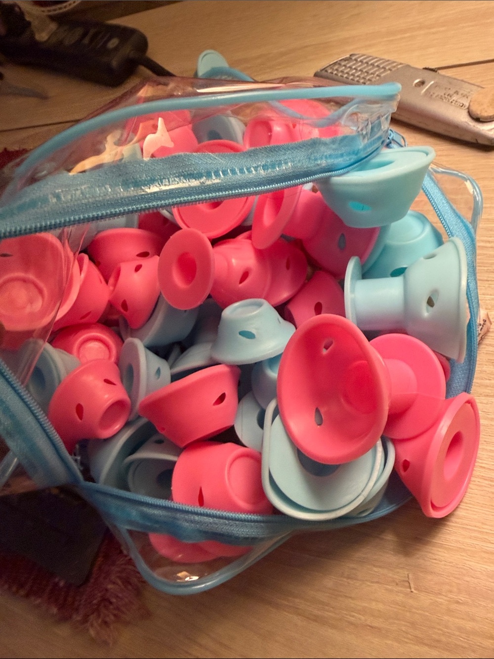 Pop up curlers
